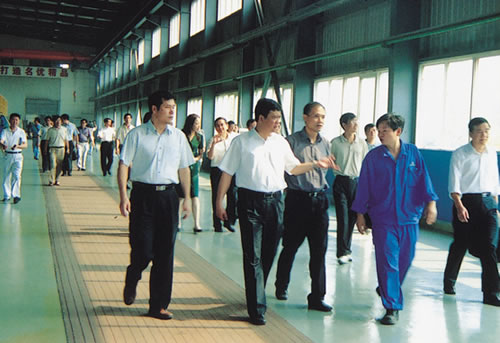 武漢市委常委、副市長岳勇到公司調(diào)研